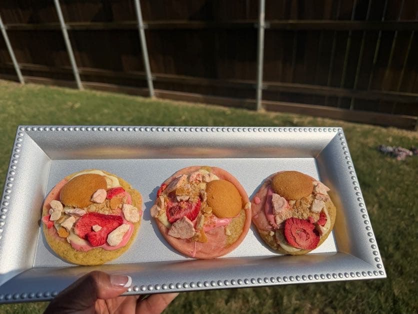 Strawberry Nana Puddin Cookie