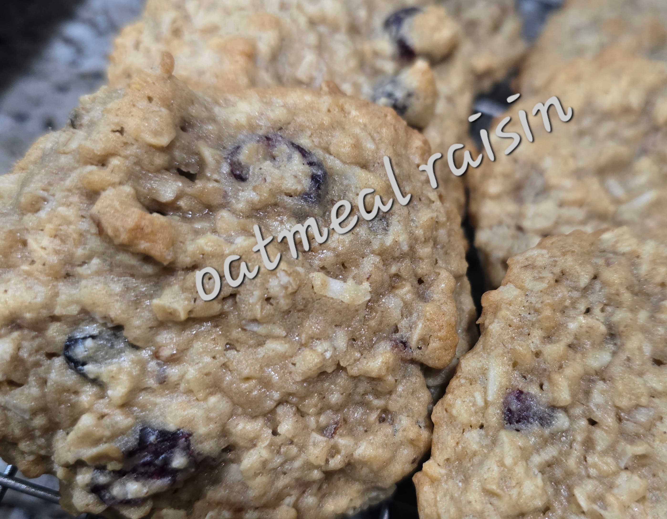 Oatmeal Raisin Cookies